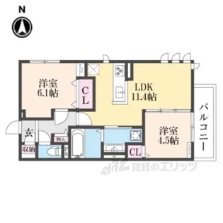 Bellsoar【2階】の間取り