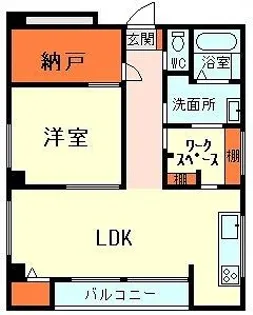 グロッサー京橋【3階】の間取り