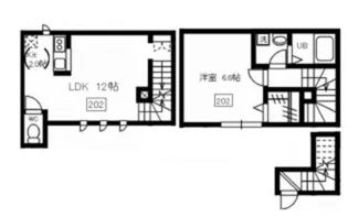 ジェネシス門前仲町【2階】の間取り