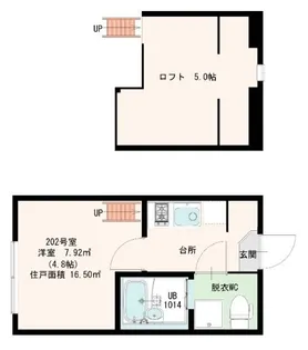 メゾン・ド・グレイス【1階】の間取り