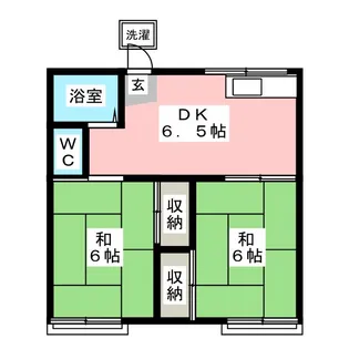 メイプルシティ【2階】の間取り