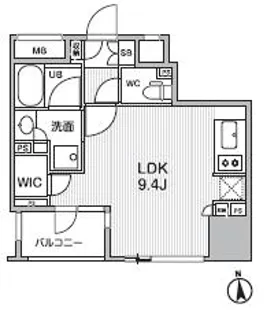 SEASON FLATS Shinokachimachi【11階】の間取り