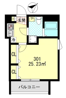 東海マンション【3階】の間取り