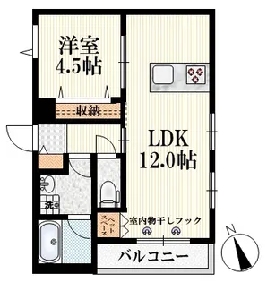 Exion【2階】の間取り