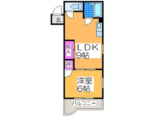 メゾンヤマキの間取り
