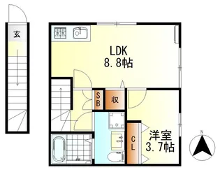 ソフィア【2階】の間取り