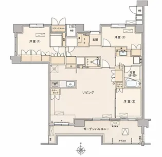 プラウド東陽町【9階】の間取り