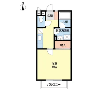 ディアコート【1階】の間取り