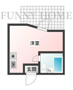 ヒミココート経堂【1階】の間取り