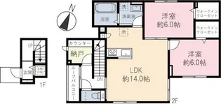 WTAコーポ【2階】の間取り