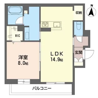 セターレ【1階】の間取り