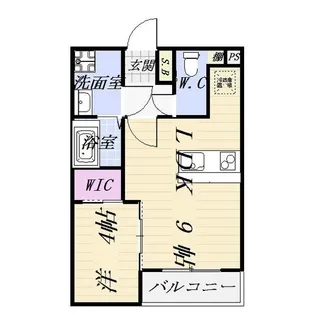 Malibu Garden Shibata【3階】の間取り