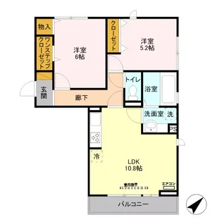 ヘリオス吉川美南 プルートーン【3階】の間取り