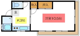 マンション錦【3階】の間取り