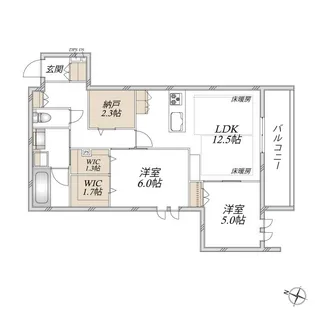 SUNMALL V【2階】の間取り