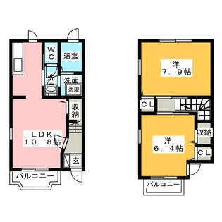 アルモニーα【2階】の間取り
