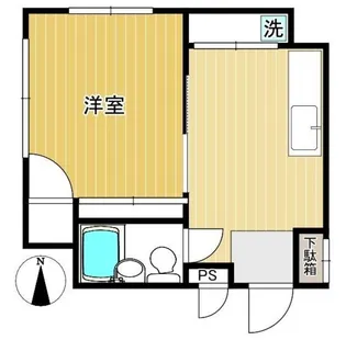ラウンド東久留米【5階】の間取り