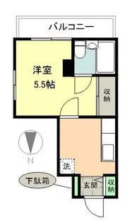 ジュアンコーポ北与野【2階】の間取り