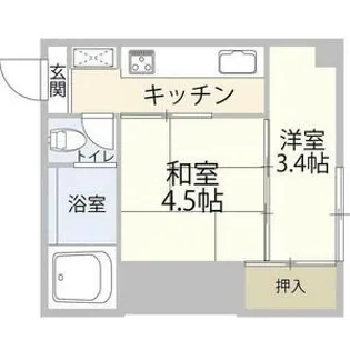 桜台マンション【11階】の間取り