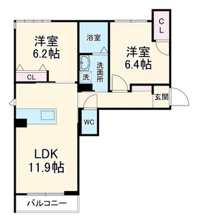 armonia Uno【1階】の間取り