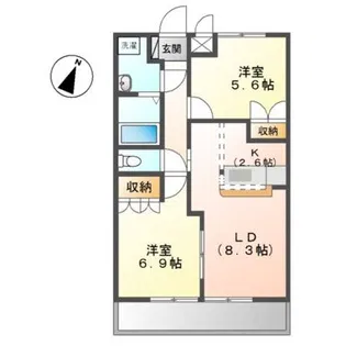 viola(ビオラ)【1階】の間取り