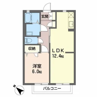 メゾン吉永【2階】の間取り