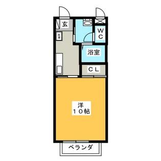 エスベランサ花山【2階】の間取り
