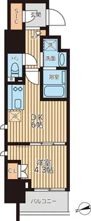 クロスレジデンス蒲田II【4階】の間取り