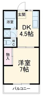 トキワハイツ【1階】の間取り