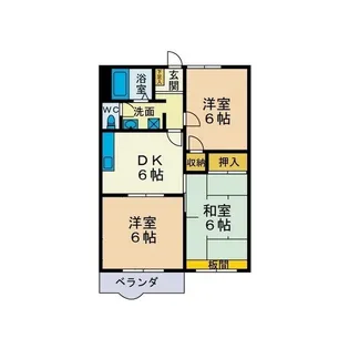アイビーセフィラ三田弐番館【2階】の間取り