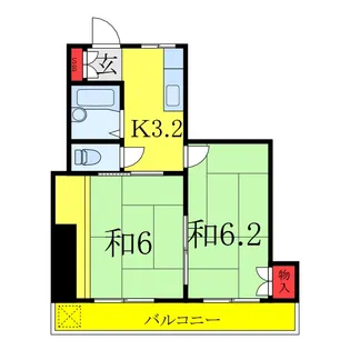 相澤マンション【4階】の間取り