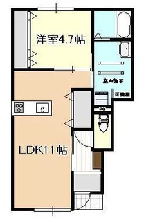 T-CREST寺尾上【1階】の間取り