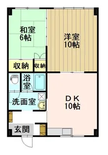 つかさハイツ大町【2階】の間取り