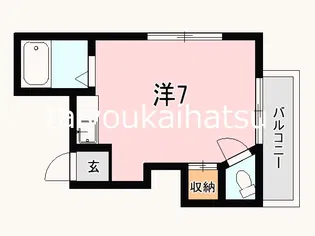 パルティール【3階】の間取り