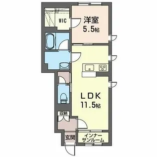 アンビエラ見福 I【1階】の間取り