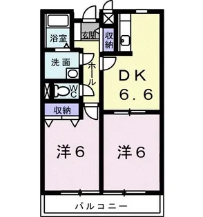ポポラーレ【2階】の間取り