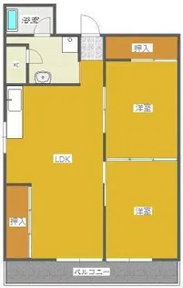 GRC opus takajo【4階】の間取り