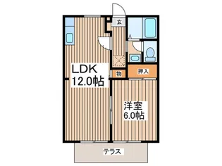 ハイツM5【1階】の間取り