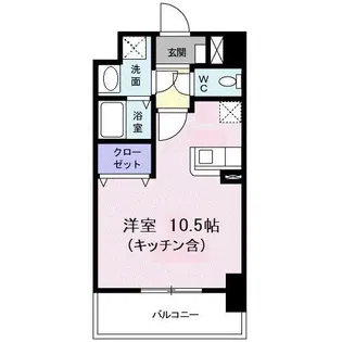 メルヴェーユ【5階】の間取り