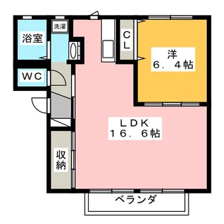 フォーレス元町公園A棟【2階】の間取り