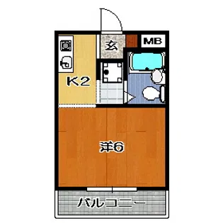 アポロディアホームズ【2階】の間取り