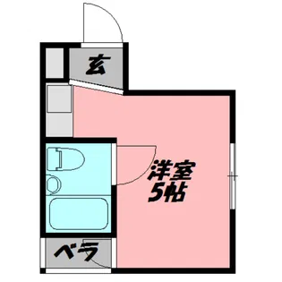 トキワパレスII【3階】の間取り