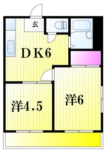 サンタウン【3階】の間取り