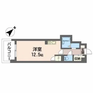 シティヴィラ中浜田【4階】の間取り