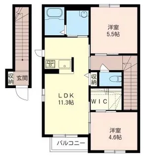 グレイスフローラ【2階】の間取り