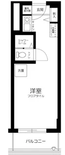 コルム目黒不動前【1階】の間取り