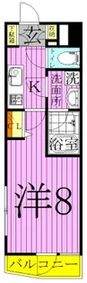 アルテカーサプレスト北千住【2階】の間取り