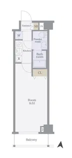 プレール・ドゥーク羽田WESTII【2階】の間取り