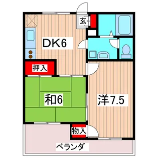 プリオーレ【1階】の間取り