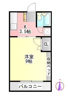 コーポラスシェトア【1階】の間取り